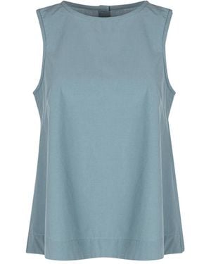 Ottod'Ame Sleeveless Tops - Blue
