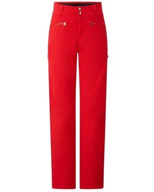 Bogner Straight Trousers - Rojo
