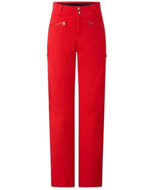 Bogner Straight Trousers - Rojo