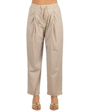 Herno Wide Trousers - Neutro