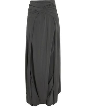 Cortana Midi Skirts - Grey