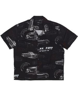 Huf Short Sleeve Shirts - Black