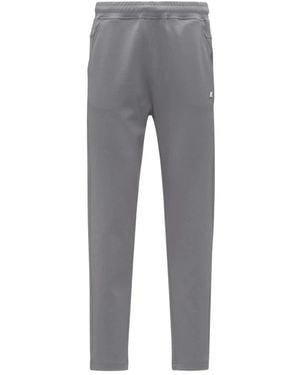 K-Way Slim-Fit Trousers - Gris