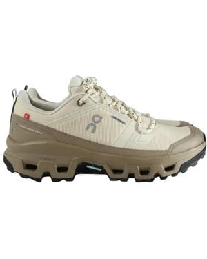 On Shoes Cloudrock Low Waterproof - Natur