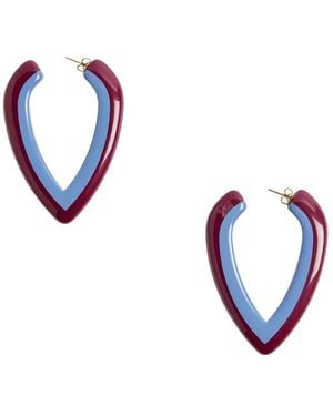 La DoubleJ Earrings - Blauw