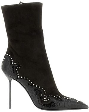 Paris Texas Heeled Boots - Negro