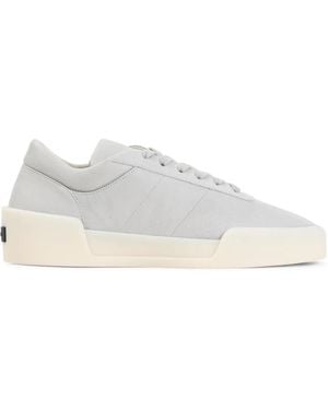 Fear Of God Light Leather Aerobic Low Trainers - White