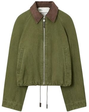 Tory Burch Light Jackets - Green