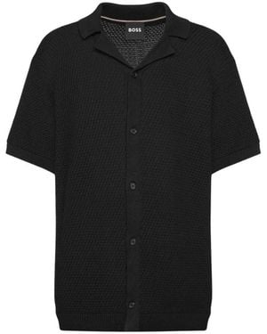BOSS Short Sleeve Shirts - Black
