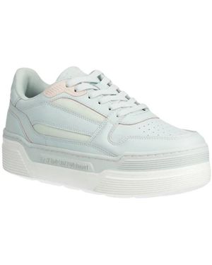 EA7 Panelled Sneakers - Blau