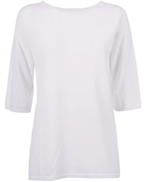 Kangra Girocollo Seamless Rasato Linea A - Weiß