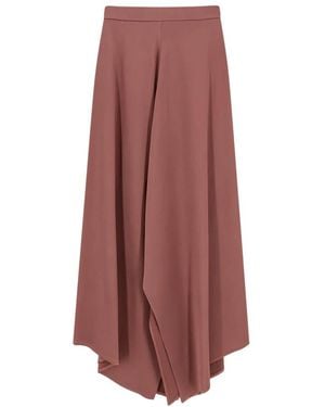 Alysi Midi Skirts - Brown