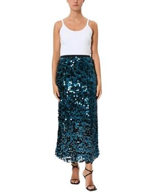 Pink Memories Midi Skirts - Azul