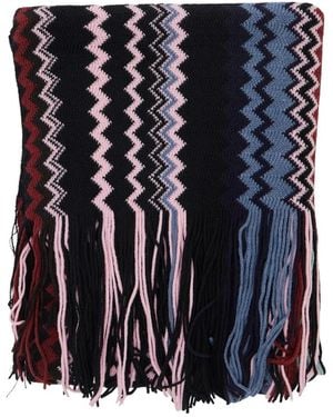 Missoni Accessoires ,Veelkleurig ,Geometric Tech Sjaal - Blauw