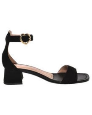 Love Moschino High Heel Sandals - Black