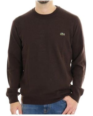 Lacoste Round-Neck Knitwear - Negro