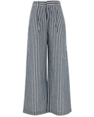 Lois Wide Trousers - Grey