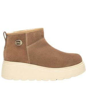 Nero Giardini Wildleder-Stiefeletten - Natur