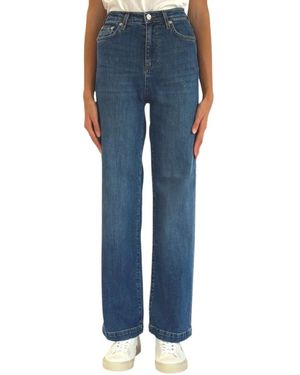 Roy Rogers Straight Jeans - Bleu