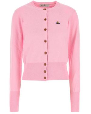 Vivienne Westwood Rosa Baumwollmischung Cardigan - Pink