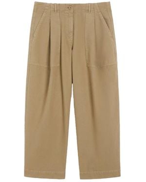 Weekend by Maxmara Cropped Trousers - Natural