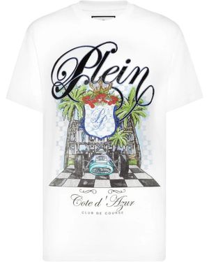 Philipp Plein T-Shirts - Blauw