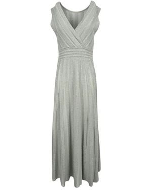 D.exterior Maxi Dresses - Grey