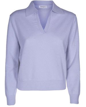 Kangra V-Neck Knitwear - Blue