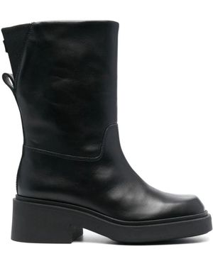 Furla Schoenen ,Zwart ,Leer Attitude Booties