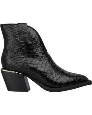 Alma En Pena. Cowboy & Biker Boots - Black