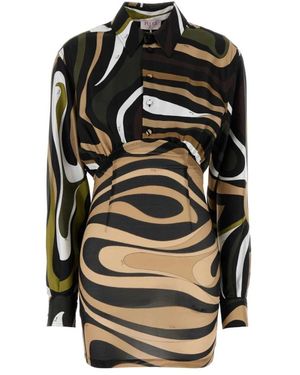 Emilio Pucci Shirt Dresses - Noir