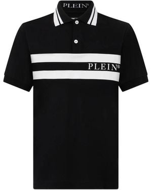 Philipp Plein Polo Ss Logo - Zwart