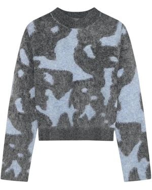 Won Hundred Truien & Vesten ,Veelkleurig ,Wol Isa Knit Sweater - Blauw