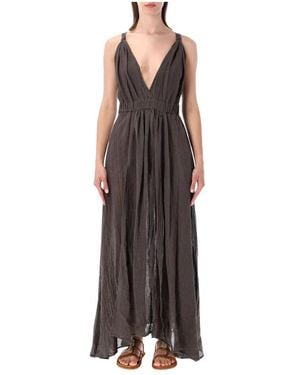 120% Lino Gowns - Black