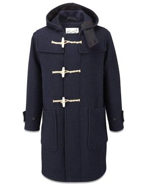 Gloverall Monty duffle coat navy - Blu