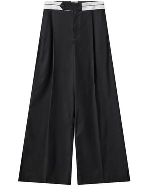 THE GARMENT Wide Trousers - Black
