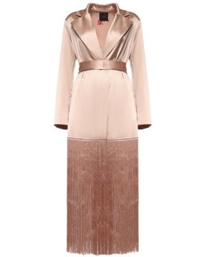 Pinko Belted Coats - Pink