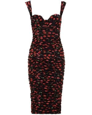 Mar De Margaritas Midi Dresses - Red