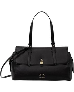 ARMANI EXCHANGE Tassen ,Zwart ,Polyester Shopper Bag