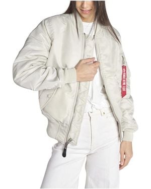 Alpha Industries Bomber Jackets - Natural