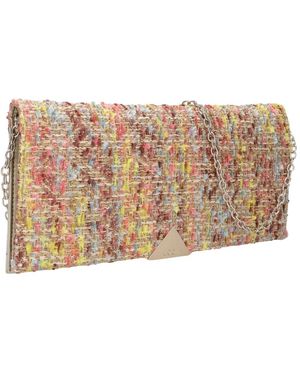 Lodi Tassen ,Veelkleurig ,Leer L1900 Envelope Clutch - Roze
