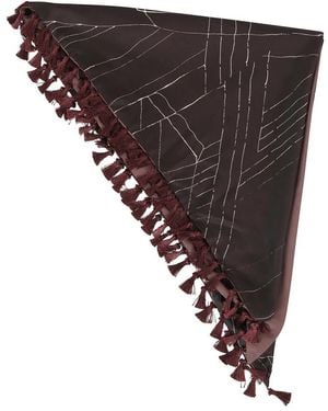 Alysi Silk Scarves - Black
