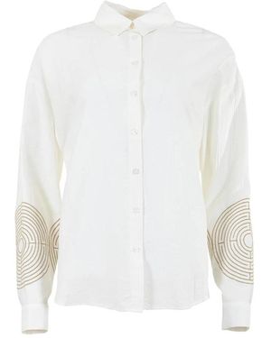 Maicazz Overhemden ,Wit ,Katoen Stijlvol Overhemd