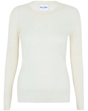 Kujten Round-Neck Knitwear - Blanco