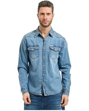Guess Denim Shirts - Blue