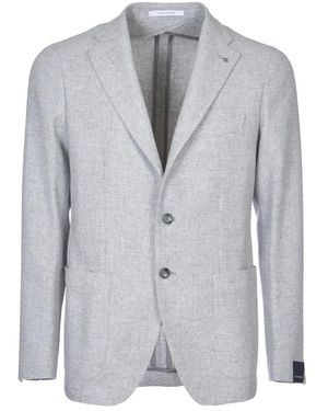 Tagliatore Deconstructed giacca grigia doppio spacco - Grigio