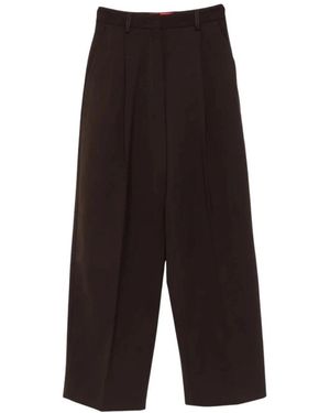 Thelatest Wide Trousers - Black