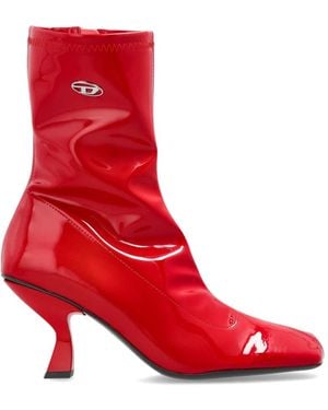 DIESEL Heeled Boots - Red