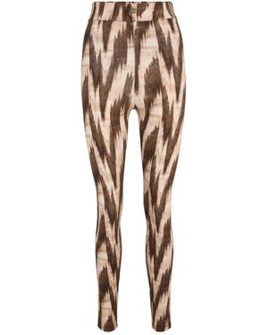Fila Broeken ,Veelkleurig ,Katoen Leggings, Model Calla, Katoen - Metallic