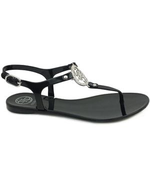 Guess Flat Sandals - Black